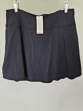 NWT Calia Black Active Eagle Golf Skort XXL
